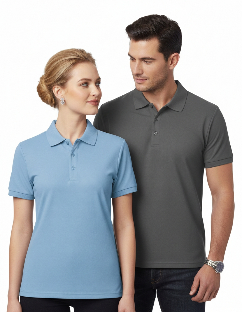 Polo Pique charcoal